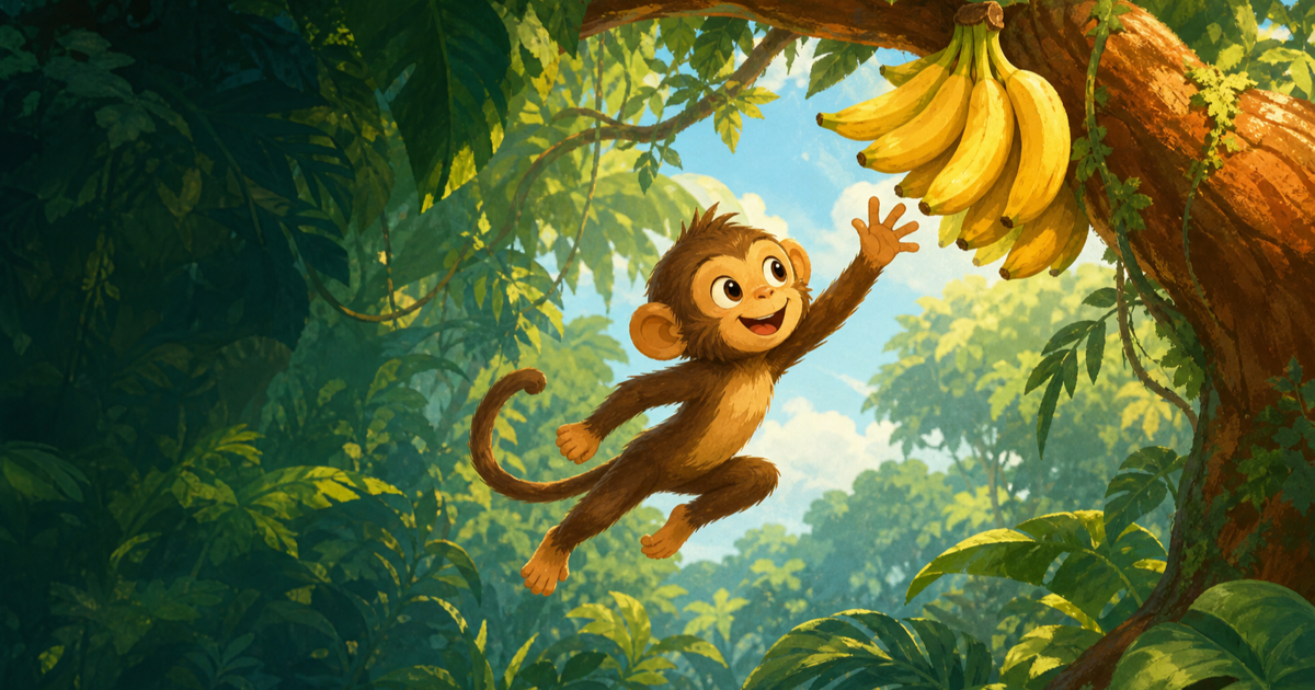Monkey Bananas game art